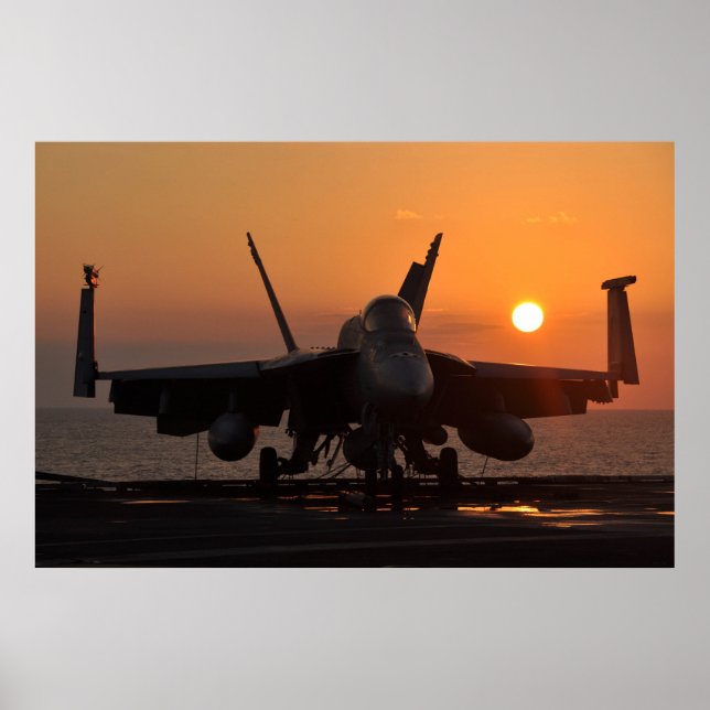 Affiche Super Hornet F/A-18E (Devant)