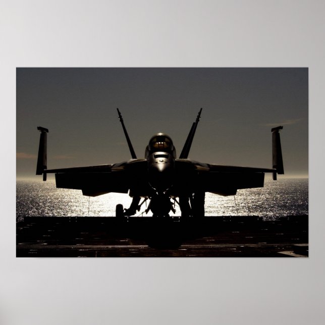 Affiche Super Hornet F/A-18E (Devant)