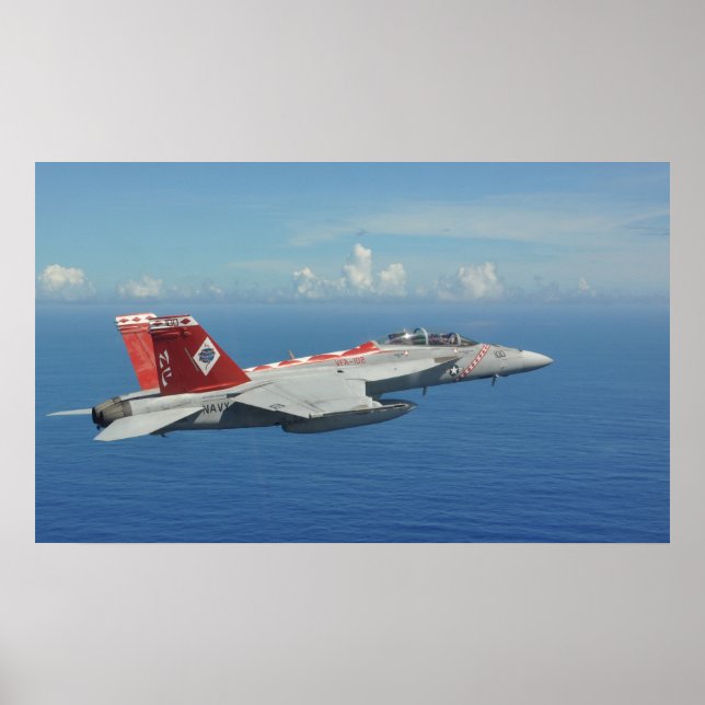 Affiche Super Hornet F/A-18F (Devant)