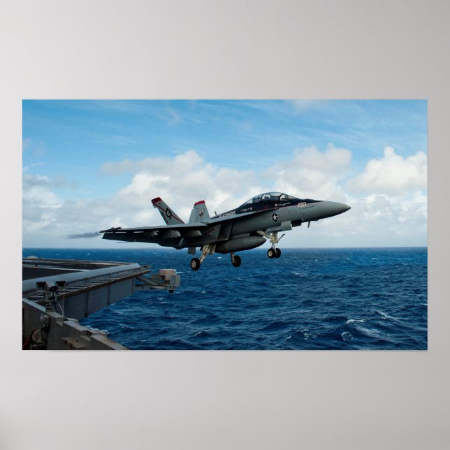 Affiche Super Hornet F/A-18F (Devant)