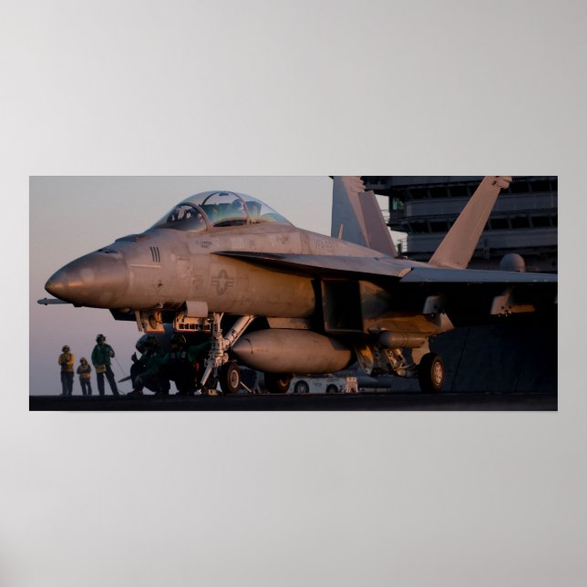Affiche Super Hornet F/A-18F (Devant)
