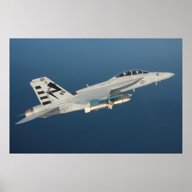 Affiche Super Hornet F/A-18F (Devant)