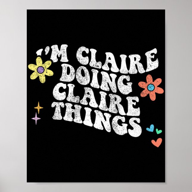 Affiche Super Im Claire Faire Claire Les Choses Drôle Mère (Devant)