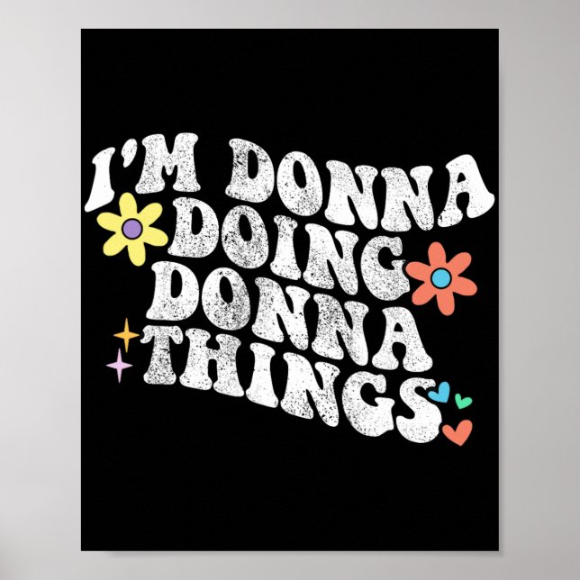 Affiche Super Im Donna faisant Donna les choses amusantes  (Devant)