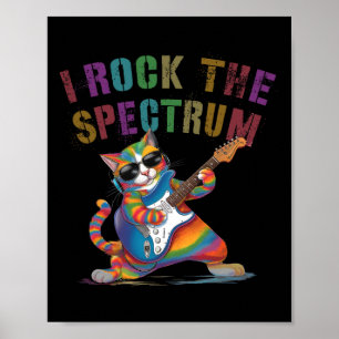 Affiche Super Je Rock Spectrum Autisme Maman Papa Motivat