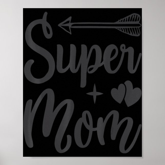 Affiche Super Maman Famille mère héros (Devant)