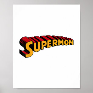 Affiche Super maman Superhero maman drôle Super Maman