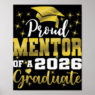 Affiche Super Mentor Fier De La Promotion 2026 Des Diplômé