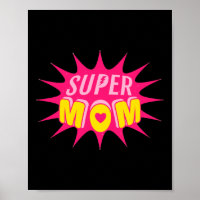 Super Mom Power Style Bande Dessinée