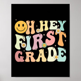 Affiche Super Oh Hey 1ère Première Année Retour À L'École