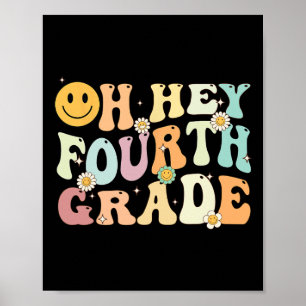 Affiche Super Oh Hey 4e 4e année Retour à l'école