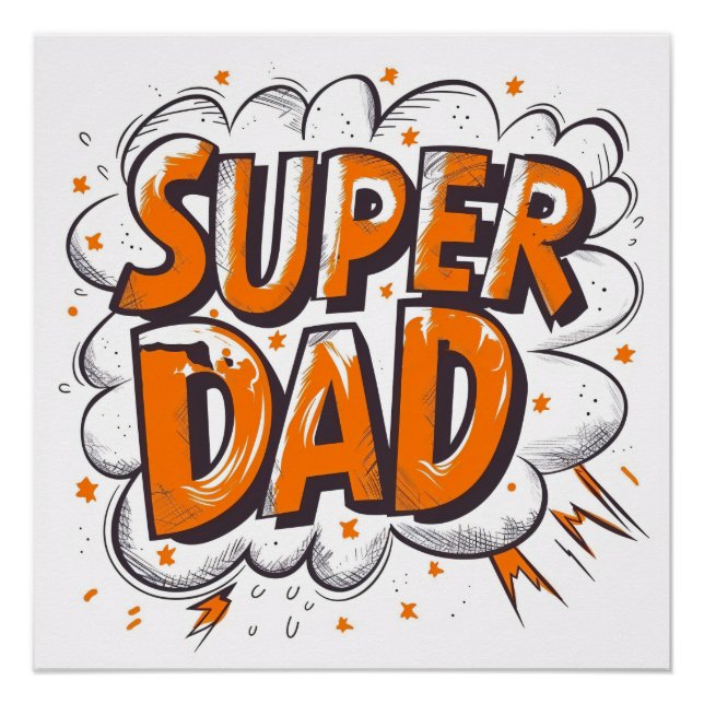 Affiche Super Papa (Devant)