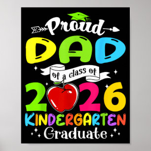 Affiche Super papa fier de la promotion 2026 famille génia