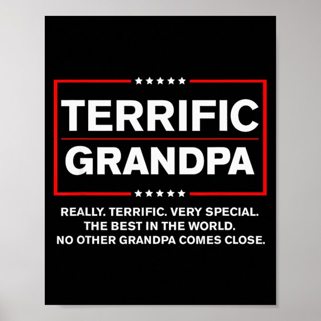 Affiche Super Papy - Campagne drôle de Donald Trump (Devant)
