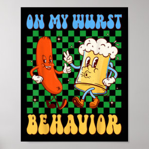 Affiche Super Sur Mon Comportement De Courbe Saucisson &am