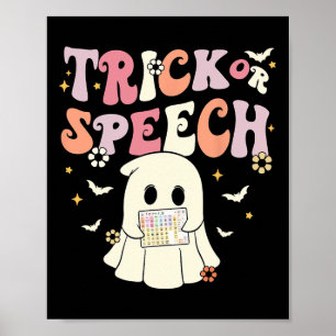Affiche Super Trace Ou Voix Slp Aac Ghost Halloween Cos