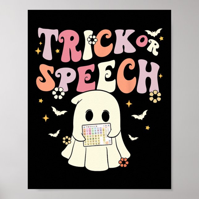 Affiche Super Trace Ou Voix Slp Aac Ghost Halloween Cos (Devant)