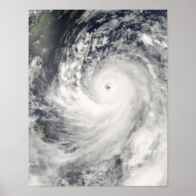 Affiche Super typhon Man-Yi (Devant)