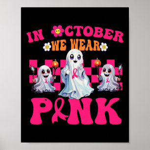 Affiche Super Wear Pink Breast Cancer Guerrier mignon Fant
