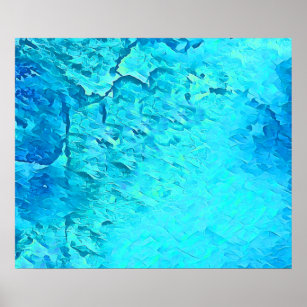 Affiche Superbe aquarelle Tropical Ocean Theme Design