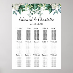 Affiche Superbe Baie de Mariage floral