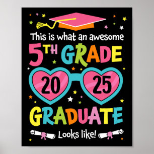 Affiche Superbe Diplômé de 5e année ressemble à Cl 2025 Gr