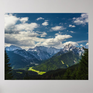 Affiche Superbes alpes juliennes