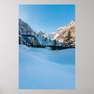 Affiche Superbes paysages hivernaux à Tamar valley, Slovén