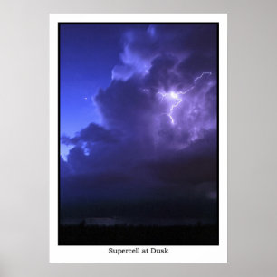 Affiche Supercell au crépuscule