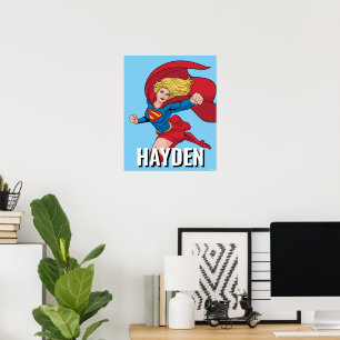 Affiche Superfille Adorable en Position
