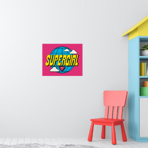 Affiche Supergirl Graphisme Pop Mondial