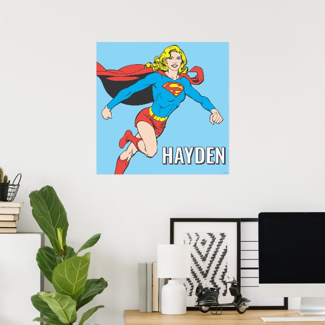 Affiche Supergirl Pose 1 (Bureau à domicile)