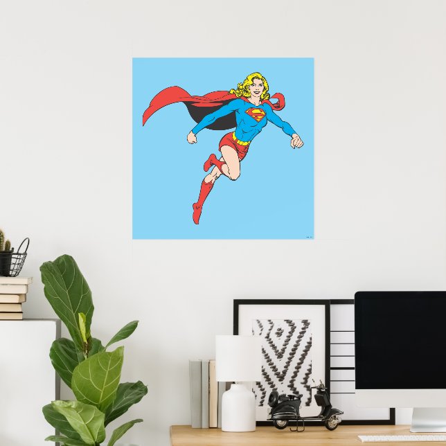 Affiche Supergirl Pose 1 (Bureau à domicile)