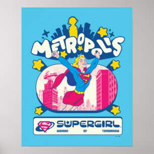 Affiche Supergirl Super Pop Femme de demain