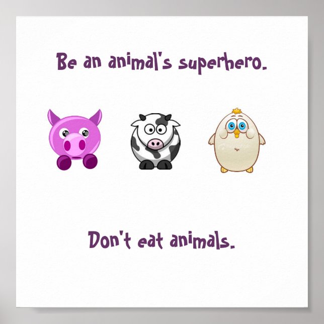 Affiche Superhero animal (Devant)