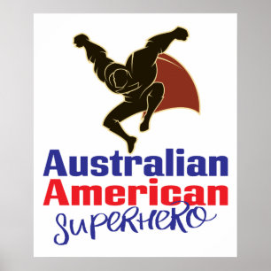 Affiche Superhero australien
