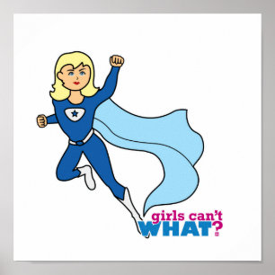 Affiche Superhero - Lumière/Blonde