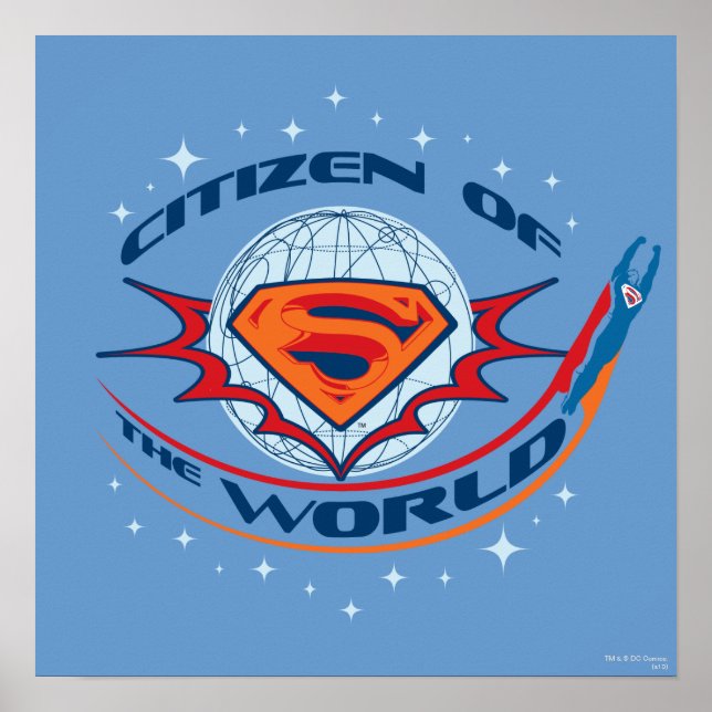 Affiche Superman Citoyen du Monde (Devant)