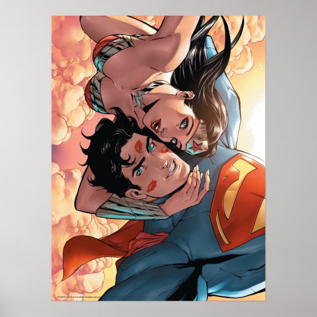 Affiche Superman/Wonder Woman Couverture comique #11 Varia (Devant)