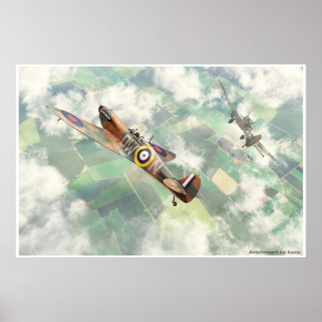 Affiche Supermarine Spitfire Mk.1 (Devant)