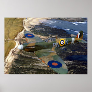 Affiche Supermarine Spitfire - Photographie de l'aviation