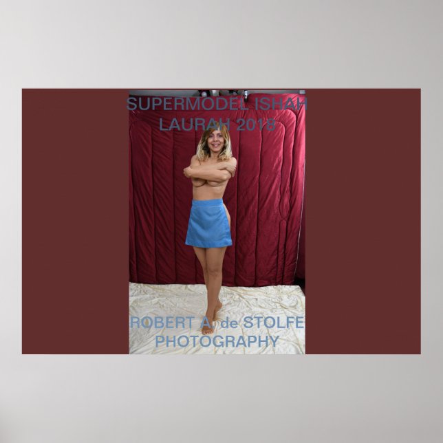 AFFICHE SUPERMODELE ISHAH LAURAH 2018 (Devant)