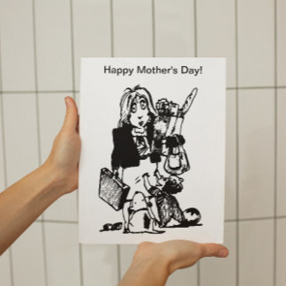 Affiche Supermom Bonne Fête des Mères Petite