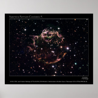 Affiche SupernovaRemnantCassiopéeA-2006-30