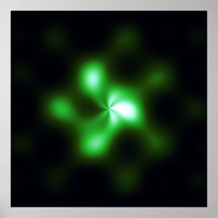 Affiche Superposition de la physique quantique