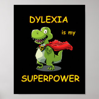 Affiche superpuissance dyslexique