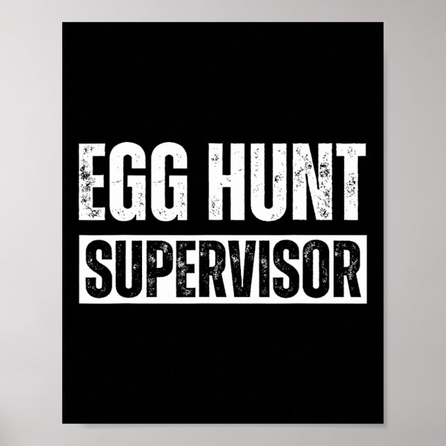 Affiche Superviseur de chasse aux oeufs - Partie de chasse (Devant)