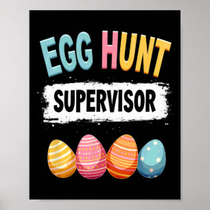 Affiche Superviseur de la chasse aux oeufs de Pâques 1