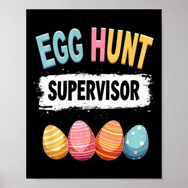 Affiche Superviseur de la chasse aux oeufs de Pâques 1 (Devant)