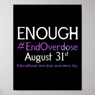 Affiche Support Arrêter Les Surdoses Internationales Conna